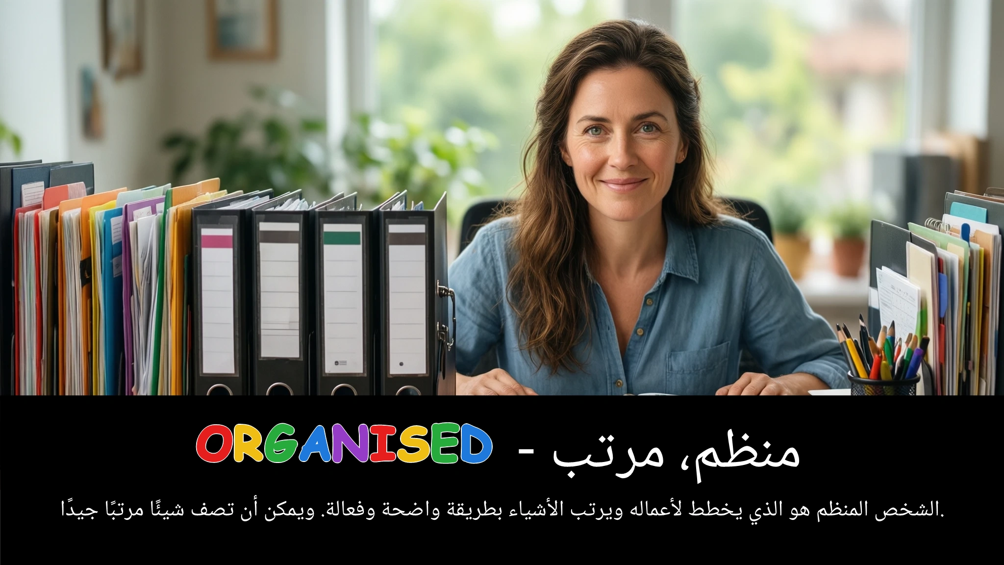 Arabic Illustration for organised